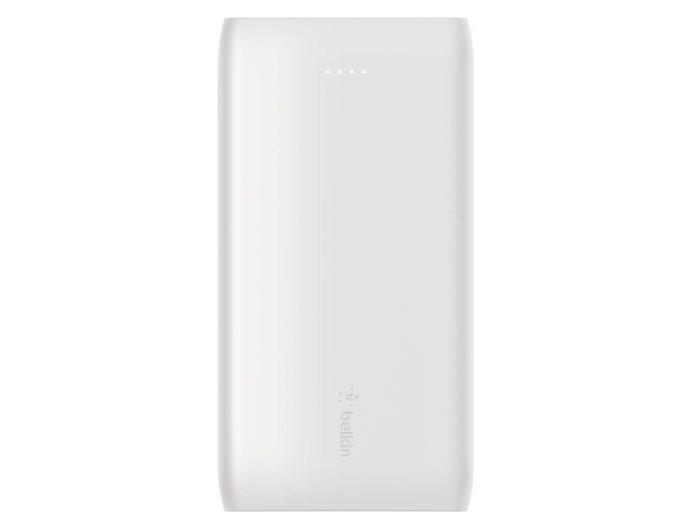 BATERIA AUXILIAR BELKIN BPB001BTWH BOOST CHARGE USB-C 18W + USB-A 12W PD 10K CABLE USB-C COLOR BLANCO
