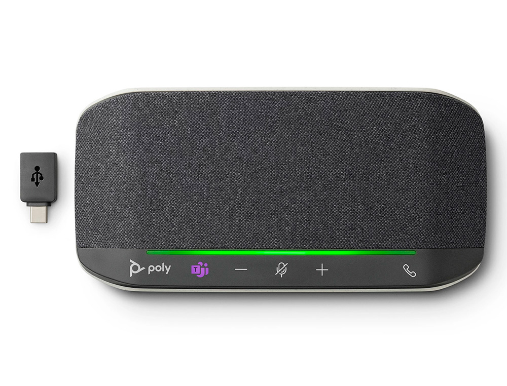 ALTAVOZ POLY SYNC SY10-M BLUETOOTH MANOS LIBRES CONEXION USB-A/C LUCES LED PROTECCION IP64