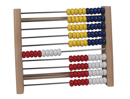 ABACO MADERA LIDERPAPEL 100 BOLAS COLORES 273X112X230MM