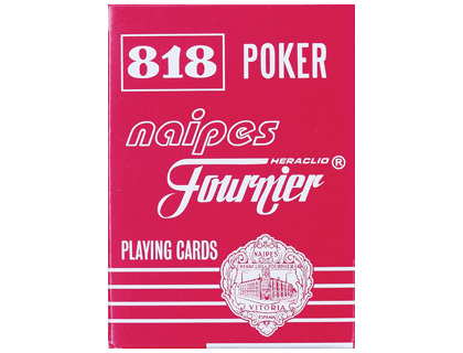 BARAJA FOURNIER POKER INGLES Nº818 55 CARTAS