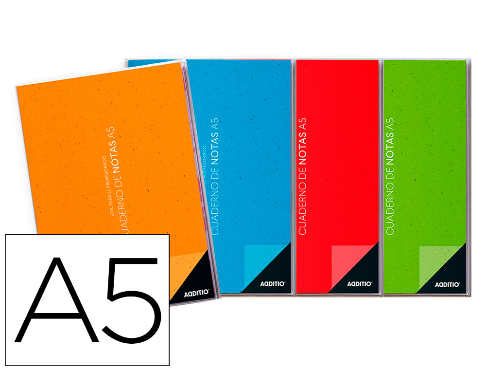 CUADERNO DE NOTAS ADITIO A5 HORARIO PLANIFICACION MENSUAL PLAN DE CURSO