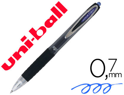 BOLIGRAFO UNI-BALL SIGNO 207E RETRACTIL 0,7 MM COLOR AZUL