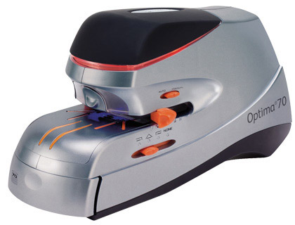 GRAPADORA RAPID ELECTRICA OPTIMA 60 BLANCO/NEGRO CAPACIDAD HASTA 60 HOJAS