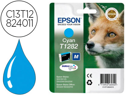 INK-JET EPSON T1282 STYLUS S22 / SX125 CYAN -170 PAG-