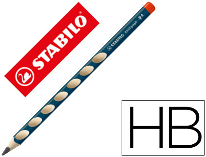 LAPICES DE GRAFITO STABILO EASYGRAPH ERGONOMICO PARA AMBIDIESTROS MINA 3,15 MM HB