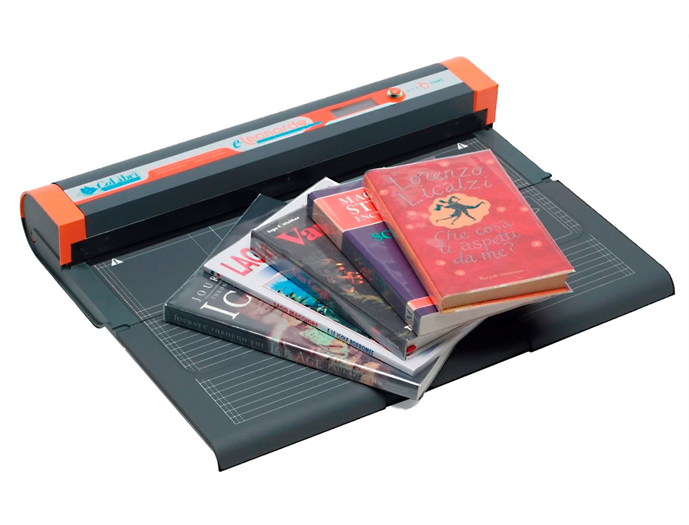 MAQUINA FORRADORA DE LIBROS COLIBRI E-LEONARDO LONGINTUD MAXIMA 500 MM