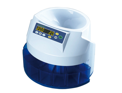 CONTADOR Y CLASIFICADOR DE MON EDAS Q-CONNECT SUMA RESTA Y TOTALIZA 216 MONEDAS/MINUTO