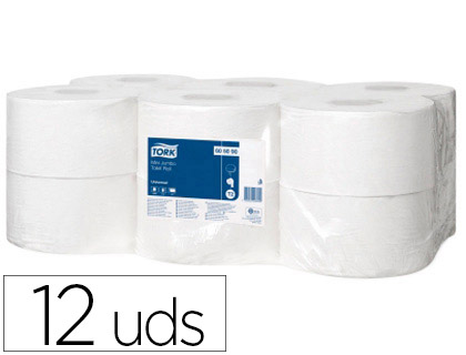 PAPEL HIGIENICO TORK MINIJUMBO 1 CAPA 290 MT PARA DISPENSADOR T2