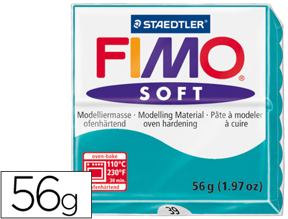PASTA STAEDTLER FIMO SOFT 57 GR COLOR VERDE MENTA