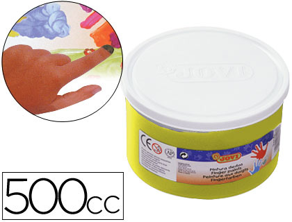PINTURA A DEDOS JOVI 500 CC AMARILLO