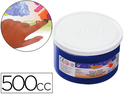 PINTURA A DEDOS JOVI 500 CC AZUL