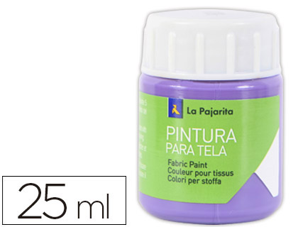 PINTURA PARA TELA LA PAJARITA LILA 25 ML