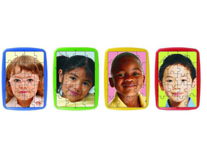 PUZZLE MINILAND NIÑOS DEL MUNDO SET DE 4 UNIDADES 20 PIEZAS