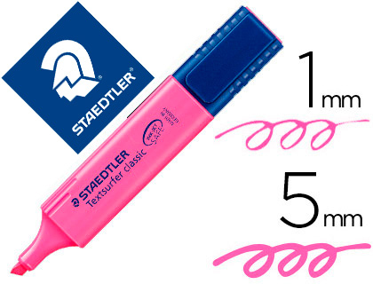 ROTULADOR STAEDTLER TEXTSURFER CLASSIC 364 FLUORESCENTE ROSA