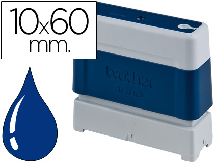 SELLO AUTOMATICO BROTHER 10 MM X 60 MM AZUL