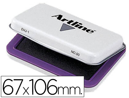 TAMPON ARTLINE Nº1 VIOLETA 67X106 MM