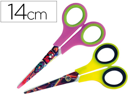 TIJERA LIDERPAPEL HIP HOP 14CM UNIDAD