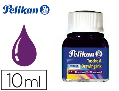 TINTA CHINA PELIKAN VIOLETA N.12 FRASCO 10 ML