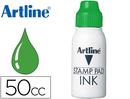 TINTA TAMPON ARTLINE VERDE BOTE 50 CC