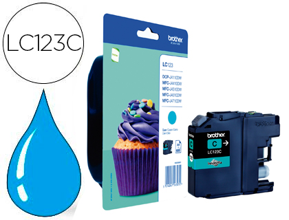 INK-JET BROTHER MFC-J4410DW/4510 DW CIAN 600 PAG