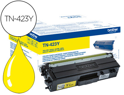 TONER BROTHER TN-423 PARA DCP-L8410 CDN/8410 CDW / HL-L8260 CDW/MFC-L8360 CDW / 8690 CDW/8900 CDW AMARILLO