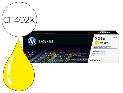 TONER HP 201X LASERJET PRO M252 / MFP M277 AMARILLO 2.300 PAG