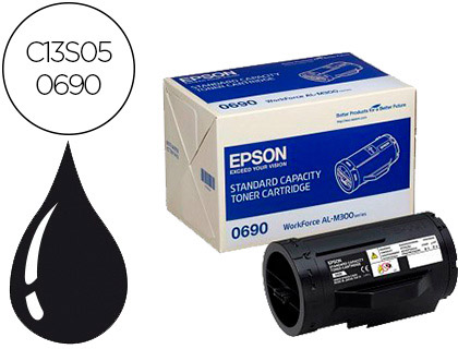 TONER EPSON 0690 WORKFORCE AL-M300 / AL-MX300 NEGRO 2.700 PAG