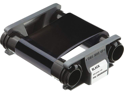 CINTA PARA IMPRESORA DE TARJETA BADGY NEGRA PARA 500 IMPRESIONES