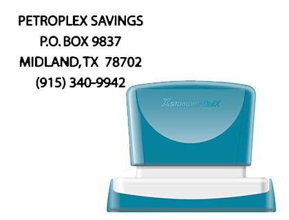 SELLO X'STAMPER QUIX PERSONALIZABLE COLOR NEGRO MEDIDAS 36X61 MM Q-16