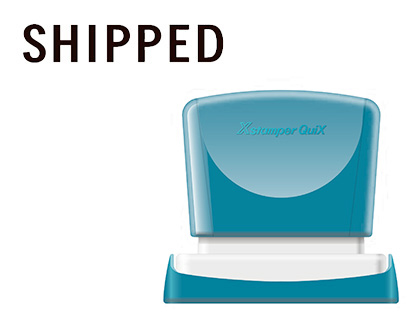 SELLO X'STAMPER QUIX PERSONALIZABLE COLOR NEGRO MEDIDAS 13X49 MM Q-13