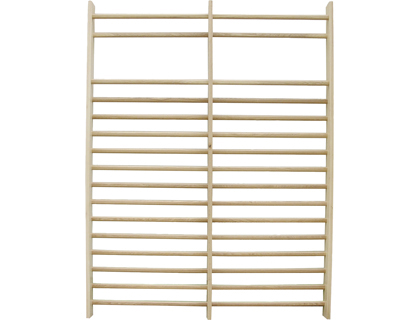 ESPALDERA AMAYA DOBLE EN MADERA DE HAYA CON 16 PELDAÑOS 2,6MX2 M