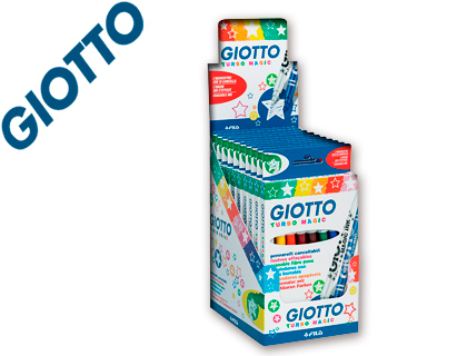 ROTULADOR GIOTTO TURBO FANTASIA EXPOSITOR DE SOBREMESA 510X420X360 MM + ROTULADORES REGALO
