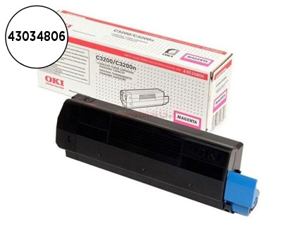 TONER OKI C3200 MAGENTA -1.500 PAG-
