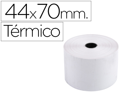 ROLLO SUMADORA EXACOMPTA TERMICO 44 MM X 70 MM 55 G/M2