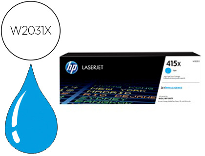 TONER HP 415X LASER COLOR M454 / MFP M479 CIAN 6000 PAGINAS