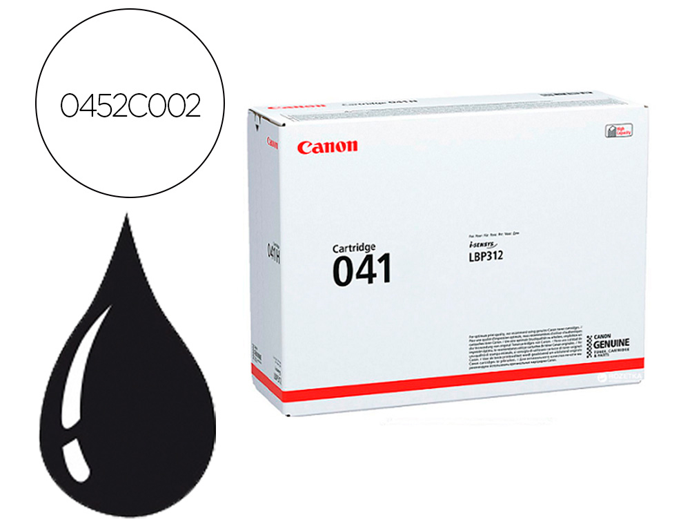 TONER CANON 041 CRG041BK LBP312 LBP310 NEGRO