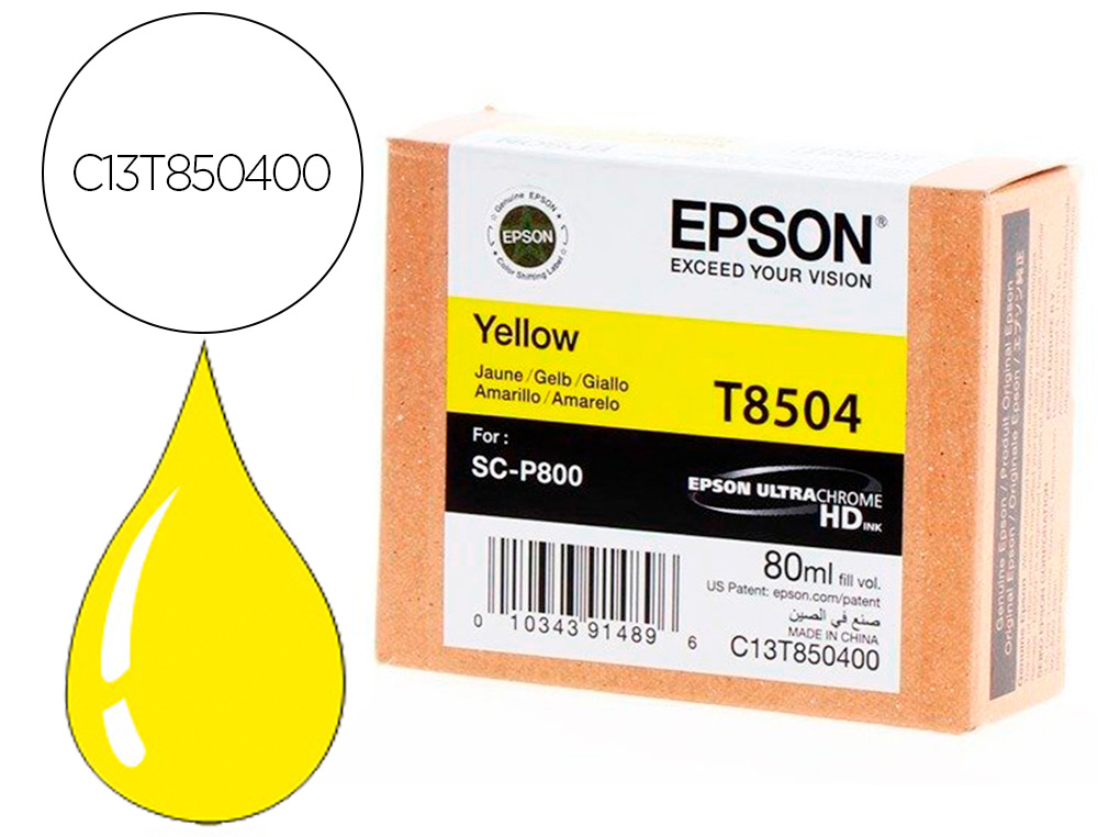 INK-JET EPSON SURECOLOR SC-P800 AMARILLO