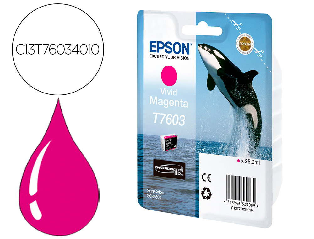INK-JET EPSON SURECOLOR SC-P600 MAGENTA VIVO