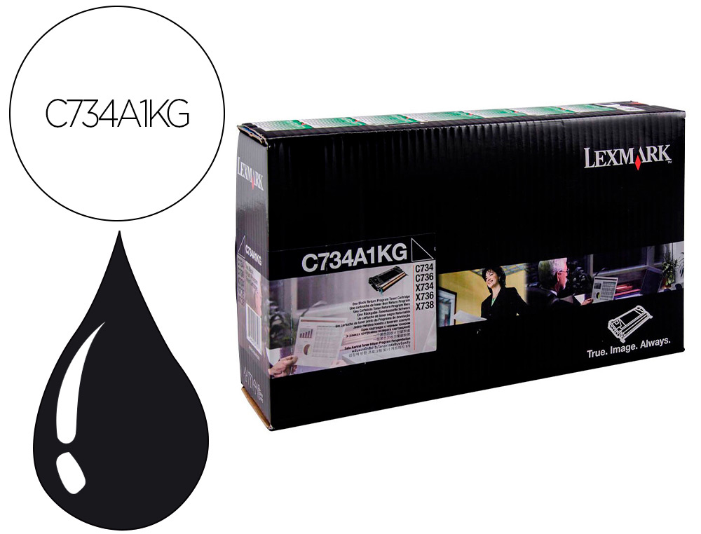 TONER LASER LEXMARK C734 6000 PAGINAS