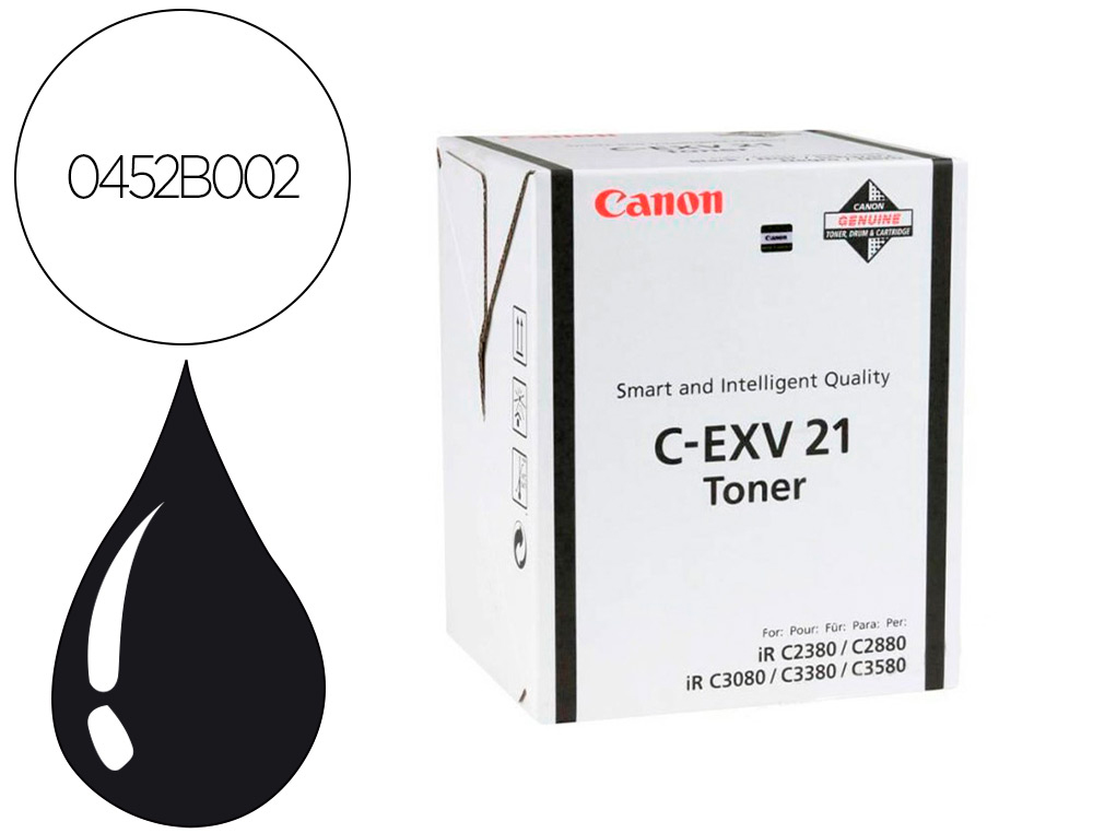 TONER CANON EXV21B IRC2380 IRC2880 NEGRO