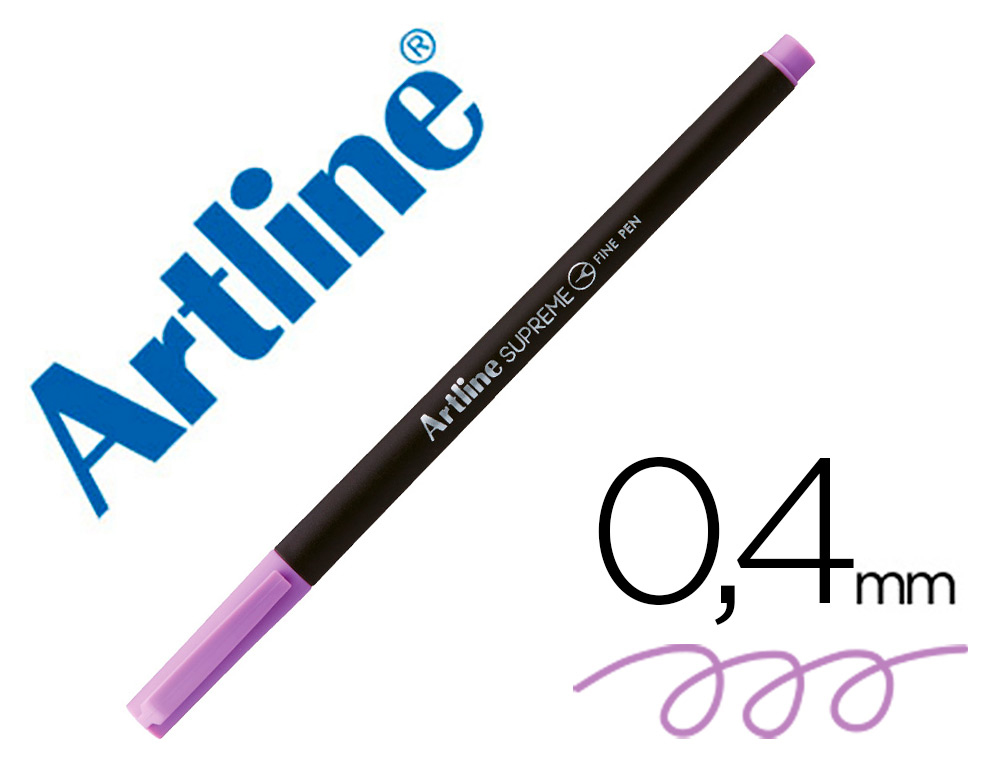 ROTULADOR ARTLINE SUPREME EPFS200 FINE LINER PUNTA DE FIBRA PURPURA CLARO 0,4 MM