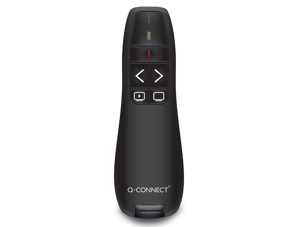 PUNTERO LASER Q-CONNECT PARA PRESENTACIONES 5 BOTONES ALCANCE 20 MT RECEPTOR USB