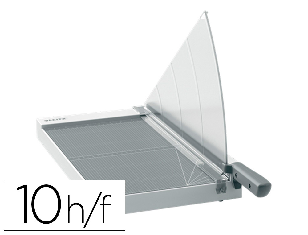 CIZALLA DE PALANCA LEITZ PRECISION HOME OFFICE A3 BASE PLASTICO LONGITUD CORTE 457 MM CAPACIDAD DE CORTE 10