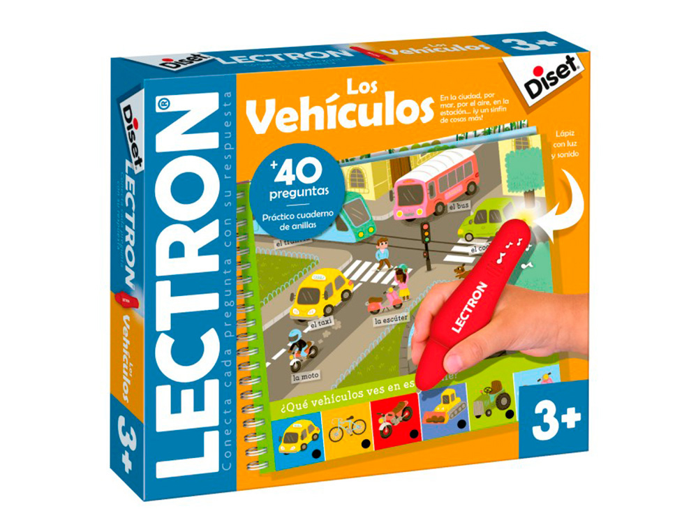 JUEGO DISET DIDACTICO LECTRON LOS VEHICULOS
