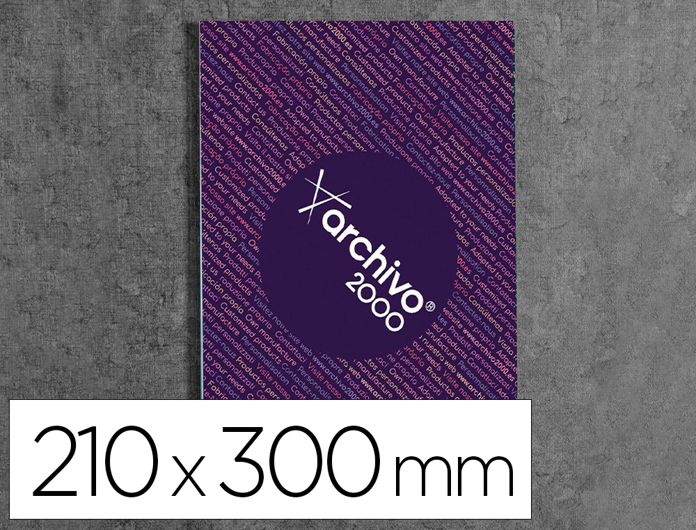 EXPOSITOR MURAL ARCHIVO 2000 PREMIUM POLIESTIRENO TRANSPARENTE CON ADHESIVO DIN A4 VERTICAL 210X300 MM