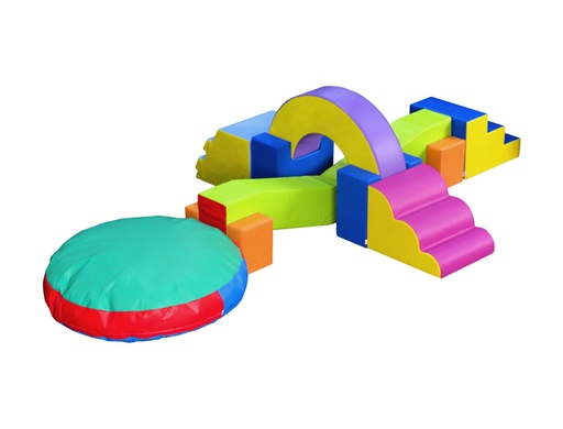 [316] CONJUNTO PSICOMOTROCIDAD 109 SUMO DIDACTIC MULTICOLOR 470X250X100 CM