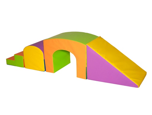 [261] CONJUNTO PSICOMOTROCIDAD 16 SUMO DIDACTIC MULTICOLOR 220X50X55 CM