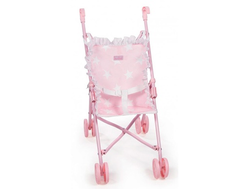 [60404] SILLA PEQUEÑA DE PASEO PARA MUÑECAS CARLOTA COLOR ROSA 550X270X410 MM