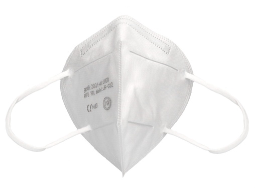 [FFP3 BLANCA] MASCARILLA FACIAL FFP3 AUTOFILTRANTE CERTIFICADO CE 1463 FILTRO 5 CAPAS CON AJUSTE NASAL FILTRACION 98%