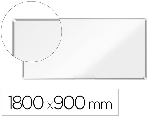 [1915160] PIZARRA BLANCA NOBO PREMIUM PLUS ACERO LACADO MAGNETICA 1800X900 MM